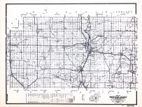 Marathon County, Wisconsin State Atlas 1956 Highway Maps